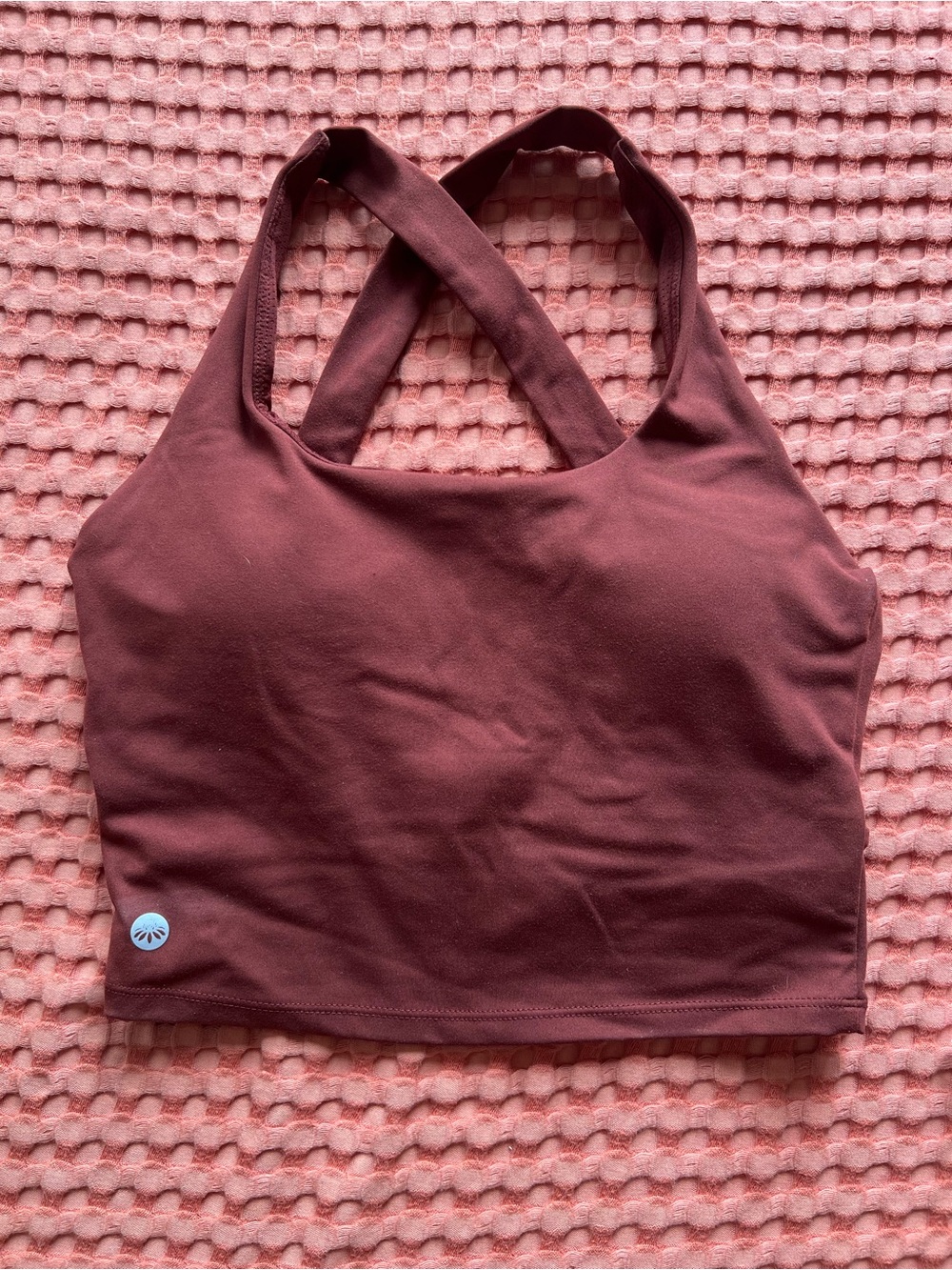 Senita athletics open back longline sports bra
